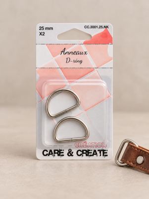 D-ringe, Rosegold - 25mm D-ringe, Rosegold - 25mm