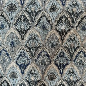 Gobelin M/grafisk mønster, Latifa coord blå Gobelin M/grafisk mønster, Latifa coord blå