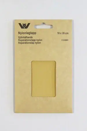 Reparationslap i Nylon, Selvklæbende, 10x20 cm, Beige Reparationslap i Nylon, Selvklæbende, 10x20 cm, Beige