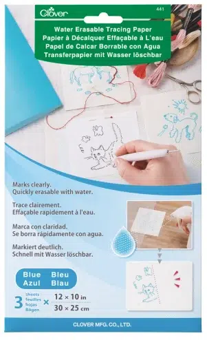 Clover, vandopløseligt transferpapir, 441 Clover, vandopløseligt transferpapir, 441