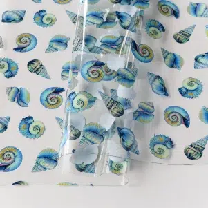 Klar vinylark m/print (18"x25") - "Lil' Shelly" (Floral Reef) Klar vinylark m/print (18"x25") - "Lil' Shelly" (Floral Reef)