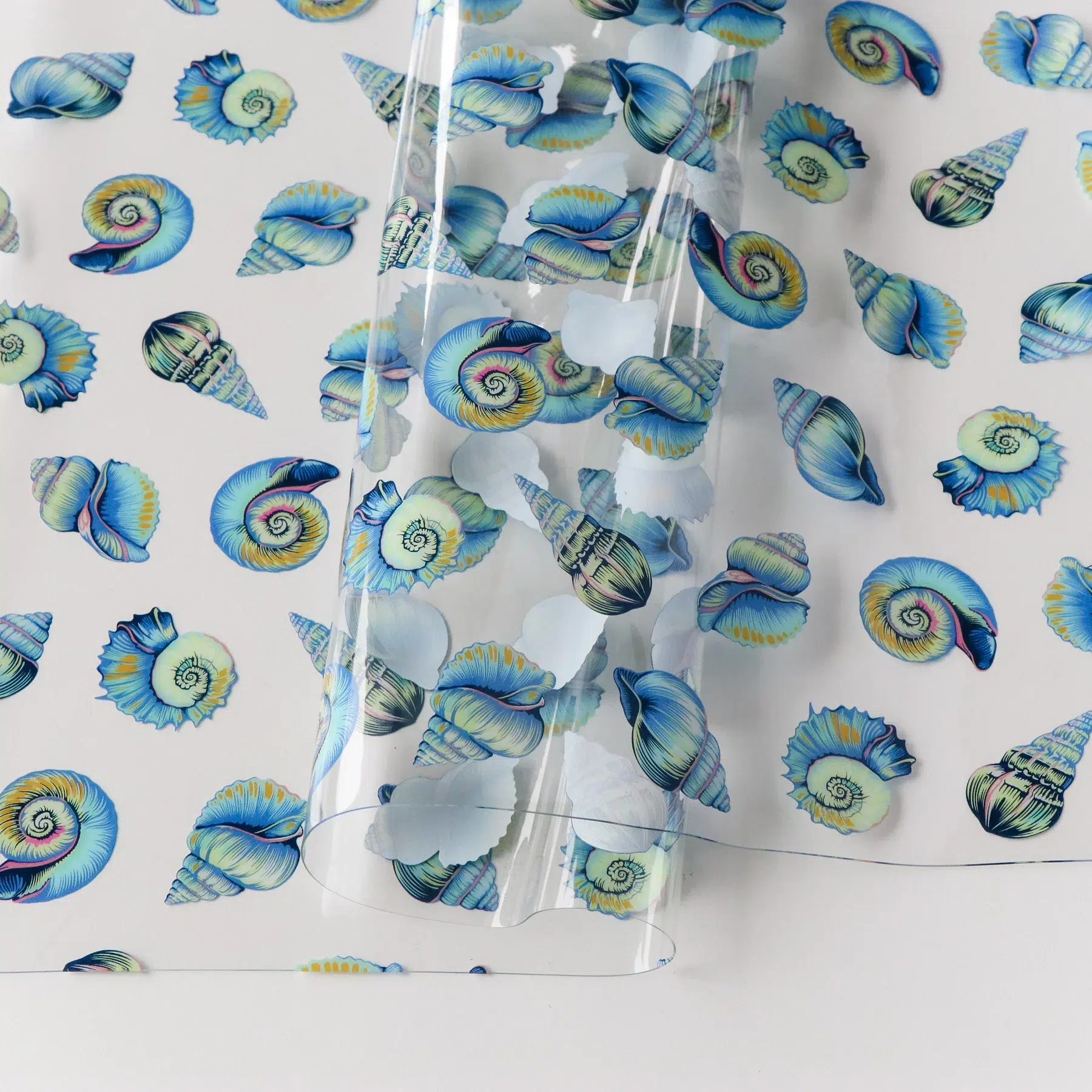 Klar vinylark m/print (18"x25") - "Lil' Shelly" (Floral Reef)