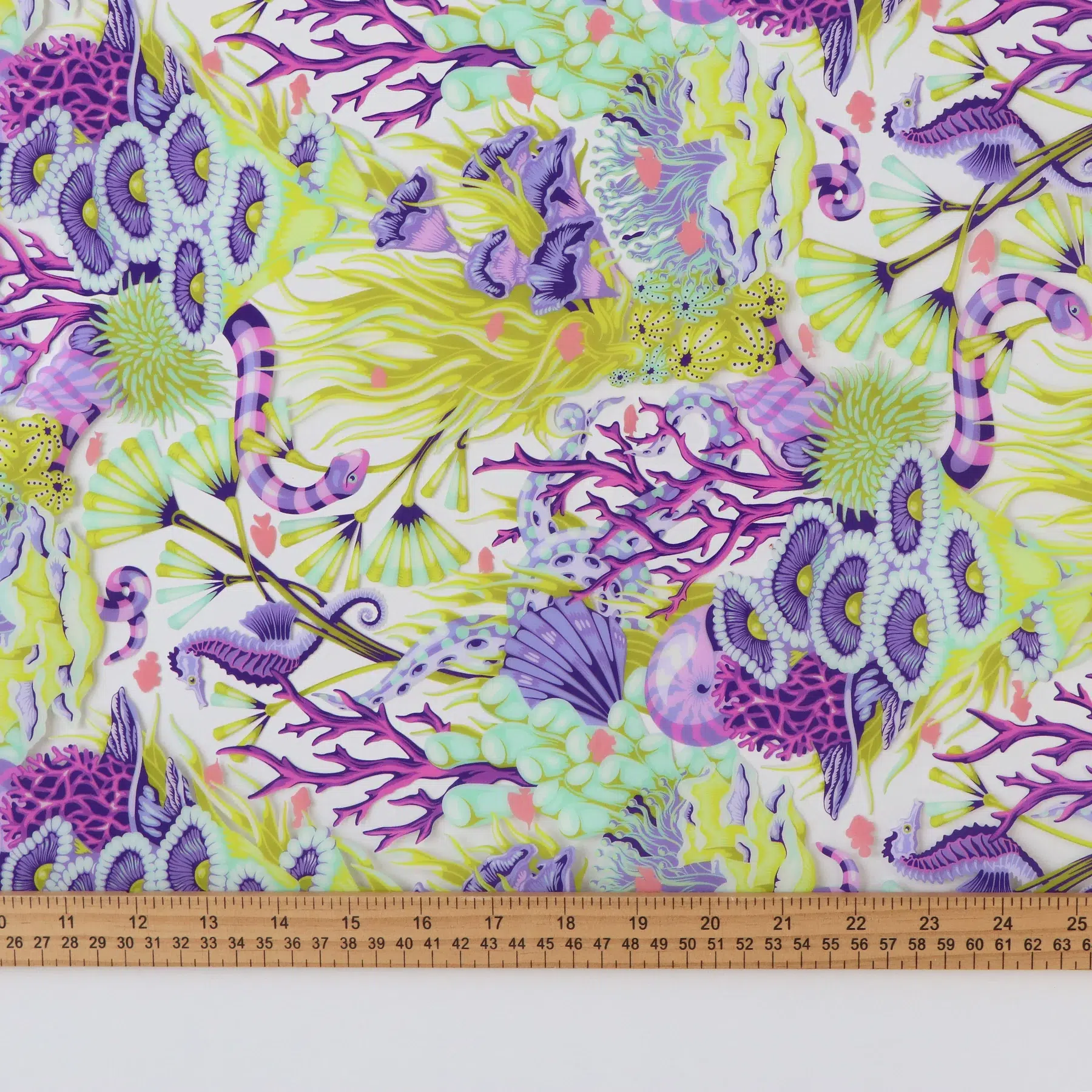 Klar vinylark m/print (18"x25") - "Reef what you sew" (Floral Reef) Klar vinylark m/print (18"x25") - "Reef what you sew" (Floral Reef)