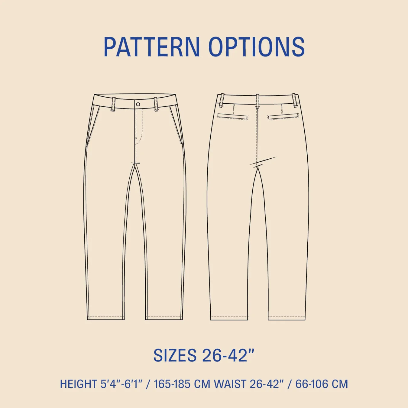 Wardrobe by me, Chino pants (herre) Wardrobe by me, Chino pants (herre)