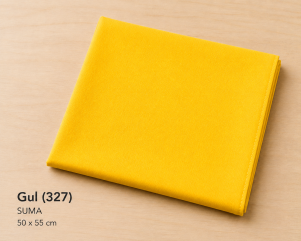 SUMA Patch Twill Gul 327 – Stof til Patches 50 × 55 cm SUMA Patch Twill Gul 327 – Stof til Patches 50 × 55 cm