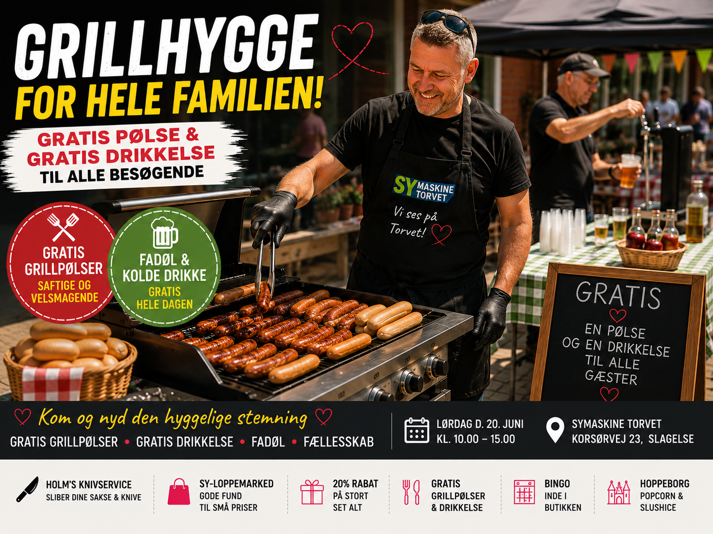 Grillhygge og kolde drikke