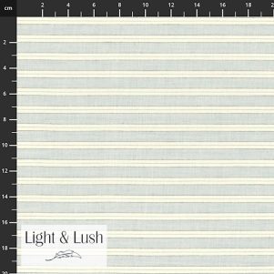 Bomuldspoplin m/brede striber “Light & Lush” Bomuldspoplin m/brede striber “Light & Lush”