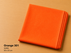 SUMA Patch Twill Orange 301 – Stof til Patches 50 × 55 cm SUMA Patch Twill Orange 301 – Stof til Patches 50 × 55 cm