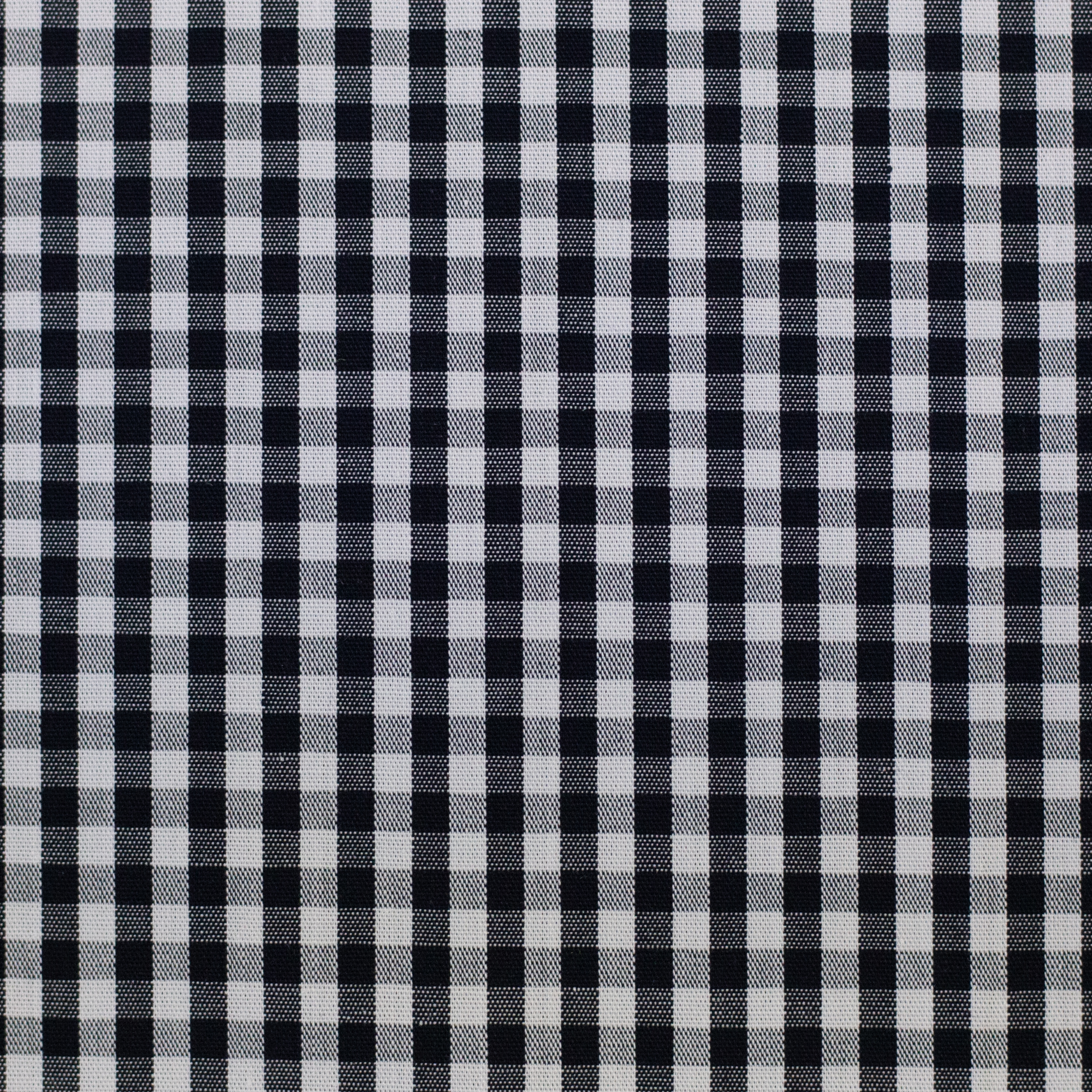 Fast Bomuld M/3x3 mm. små tern, Sort/hvid, Checks