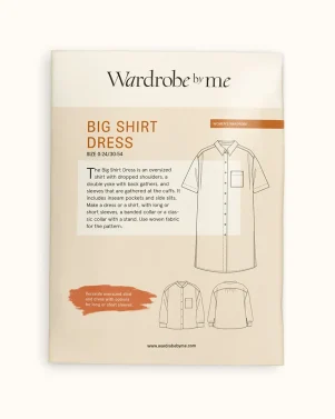 Wardrobe by me, Big shirt dress, str. 30-54 Wardrobe by me, Big shirt dress, str. 30-54