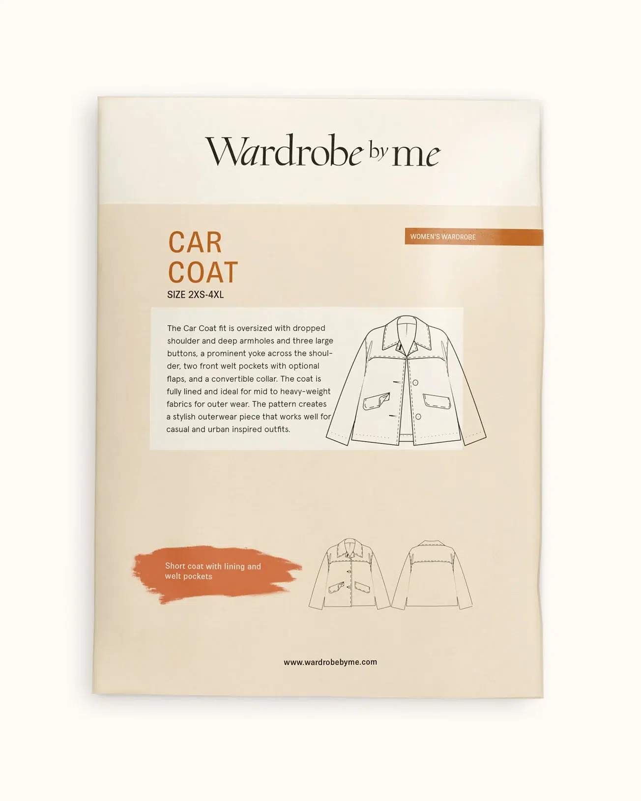 wardrobe by me, Car coat, str. 2xs-4xl wardrobe by me, Car coat, str. 2xs-4xl