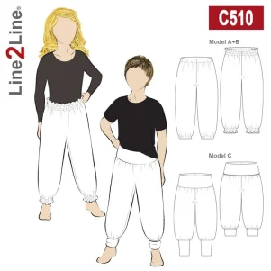 Line2Line C510, Tre slags posebukser -baby/børn Line2Line C510, Tre slags posebukser -baby/børn