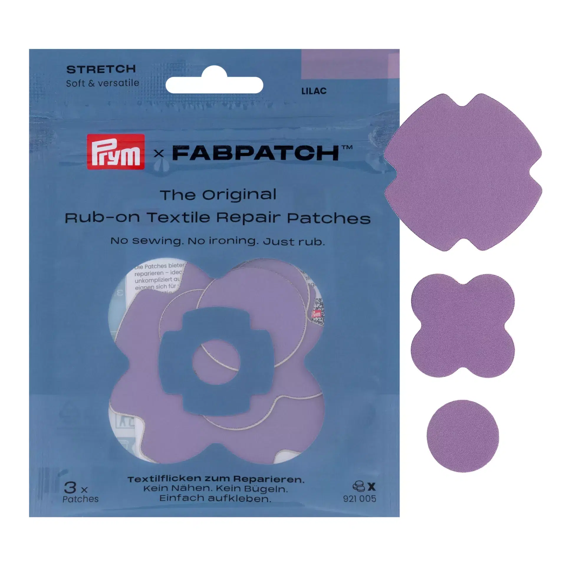 FabPatch STRETCH - reparationslapper, lilla