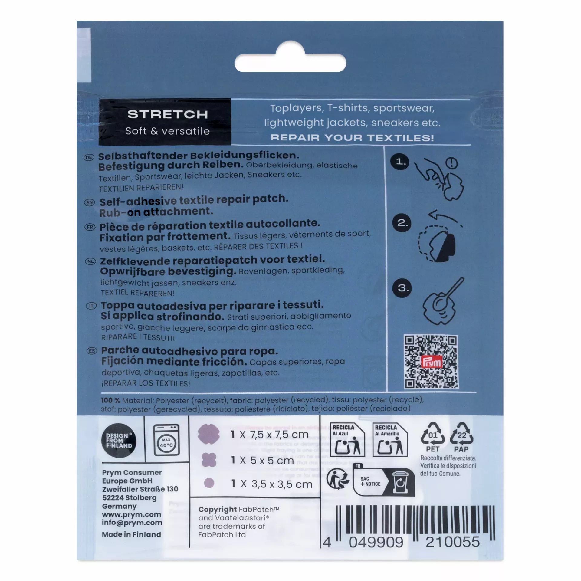 FabPatch STRETCH – reparationslapper, lilla FabPatch STRETCH – reparationslapper, lilla