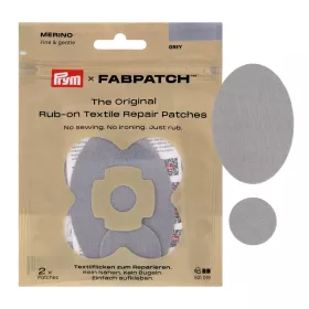 FabPatch STRETCH - reparationslapper t/strik, grå