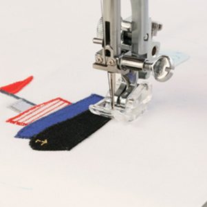 Janome Applikationsfod kort (Gruppe 1) Janome Applikationsfod kort (Gruppe 1)